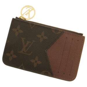 Louis Vuitton Monogram Porte Carte Romy Card Wallet Brown Coin